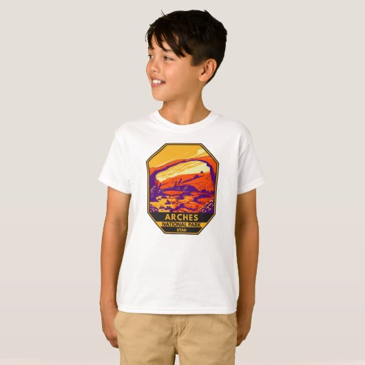 Nationaal park Utah Landscape T-Shir T-shirt (Voorkant volledig)