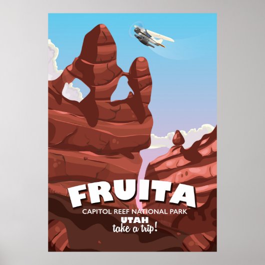 Nationaal park Utah Poster (Voorkant)