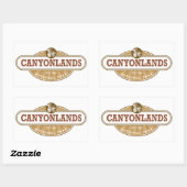 Nationaal park Utah Rechthoekige Sticker (Vel)