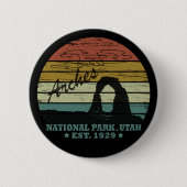 Nationaal park Utah Ronde Button 5,7 Cm (Voorkant)