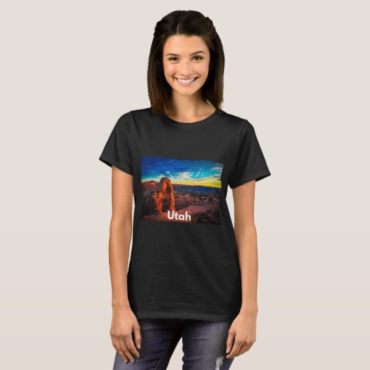 Nationaal park Utah T-shirt (Voorkant volledig)