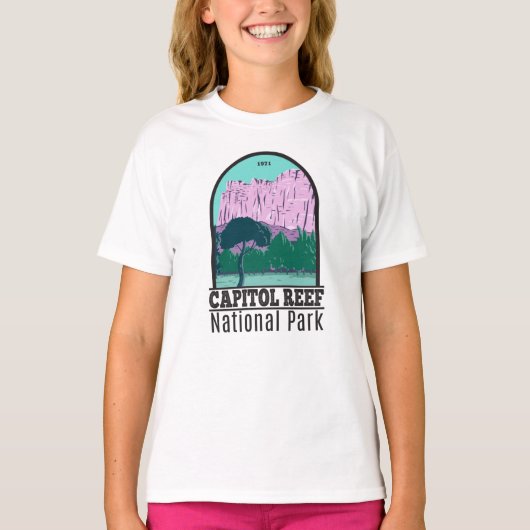 Nationaal park Utah  T-Shirt (Voorkant)