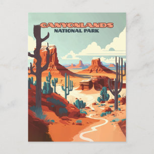 Nationaal park Utah-woestijngebergte Briefkaart