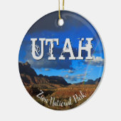 Nationaal park Utah Zion Keramisch Ornament (Links)