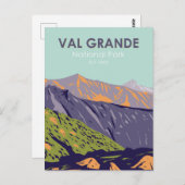 Nationaal park Val Grande Italië  Briefkaart (Voorkant / Achterkant)