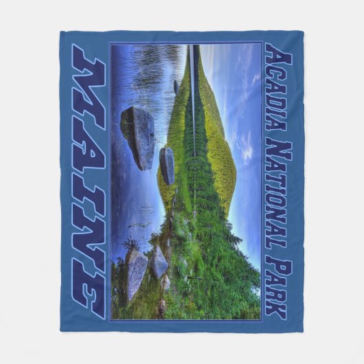 Nationaal park van Acadia, Maine Fleece Blanket Deken (Voorkant)