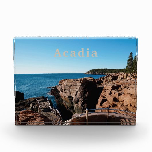 Nationaal park van Acadia MDI Thunder Hole Maine Fotoblokken (Voorkant)