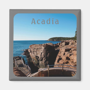 Nationaal park van Acadia Thunder Hole MDI Maine Magneet