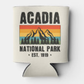 Nationaal park van Acadia,  van Maine Retro Blikjeskoeler (Voorkant)