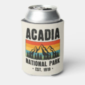 Nationaal park van Acadia,  van Maine Retro Blikjeskoeler (Blikje Achterkant)