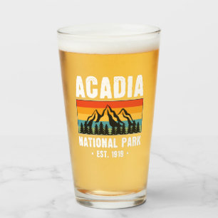 Nationaal park van Acadia,  van Maine Retro Glas