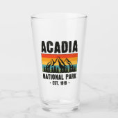 Nationaal park van Acadia, van Maine Retro Glas (Voorkant)