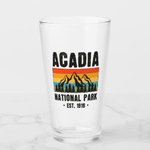 Nationaal park van Acadia,  van Maine Retro Glas