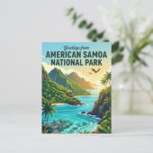 Nationaal Park van Amerikaans-Samoa Briefkaart (Staand voorkant)