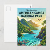 Nationaal Park van Amerikaans-Samoa Briefkaart (Voorkant / Achterkant)