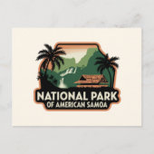 Nationaal park van Amerikaans-Samoa Embleem Briefkaart (Voorkant)