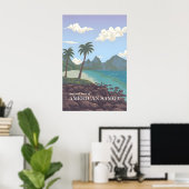 Nationaal Park van Amerikaans Samoa Reisposter Poster (Thuiskantoor)
