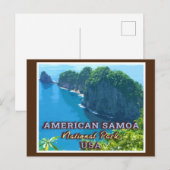 NATIONAAL PARK VAN AMERIKAANSE SAMOA - AMERIKAANSE BRIEFKAART (Voorkant / Achterkant)