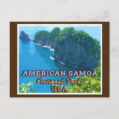NATIONAAL PARK VAN AMERIKAANSE SAMOA - AMERIKAANSE BRIEFKAART (Voorkant)