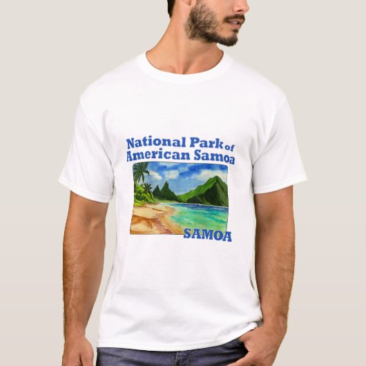 Nationaal Park van Amerikaanse Samoa, Samoa T-shirt (Voorkant)