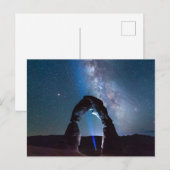 Nationaal park van Arches bij nacht MOAB Briefkaart (Voorkant / Achterkant)