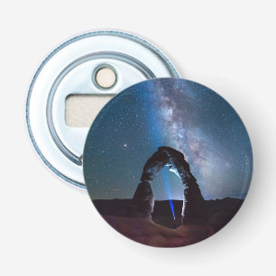 Nationaal park van Arches bij nacht MOAB Button Flesopener