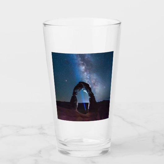 Nationaal park van Arches bij nacht MOAB Glas (Voorkant)