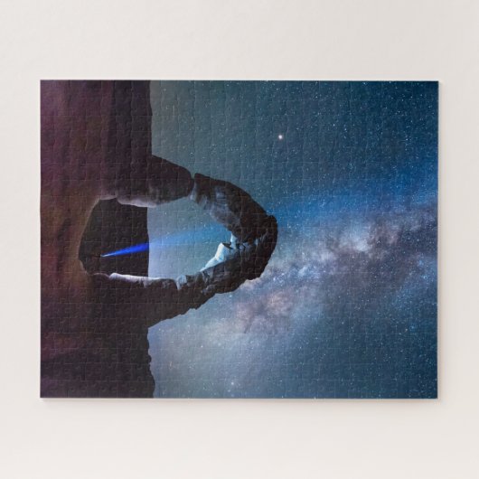 Nationaal park van Arches bij nacht MOAB Legpuzzel (Horizontaal)