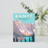 Nationaal park van Banff Moraine Lake  Briefkaart (Staand voorkant)