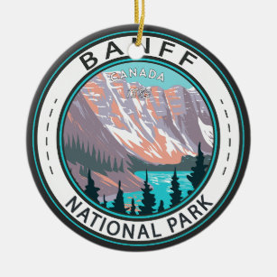 Nationaal park van Banff Moraine Lake  Keramisch Ornament
