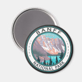 Nationaal park van Banff Moraine Lake Magneet (Voorkant / Achterkant)