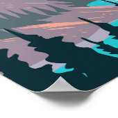 Nationaal park van Banff Moraine Lake  Poster (Hoek)