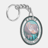Nationaal park van Banff Moraine Lake  Sleutelhanger (Voorkant Links)