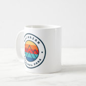 Nationaal Park van Beieren Duitsland Minimalistisc Koffiemok (Voorkant links)