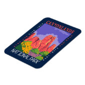 Nationaal park van Canyonlands Utah, verstoord Magneet (Linkerzijde)