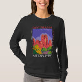 Nationaal park van Canyonlands Utah, verstoord T-shirt (Voorkant)