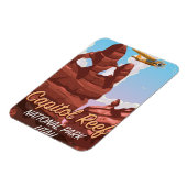 Nationaal park van Capitol Reef Reisposter Magneet (Linkerzijde)