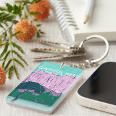 Nationaal park van Capitol reef Utah Double Sided Sleutelhanger (Voorkant Rechts)