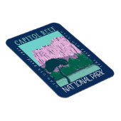 Nationaal park van Capitol reef Utah-onderdruk Magneet (Rechterzijde)