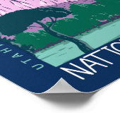 Nationaal park van Capitol reef Utah-onderdruk Poster (Hoek)