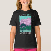 Nationaal park van Capitol reef Utah-onderdruk T-shirt (Voorkant)