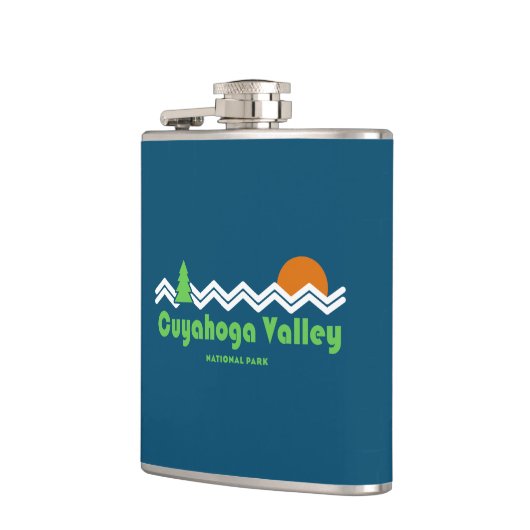 Nationaal park van Cuyahoga Retro Heupfles (Links)