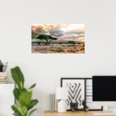 Nationaal Park van de Afrikaanse Sahara Serengeti  Poster (Thuiskantoor)