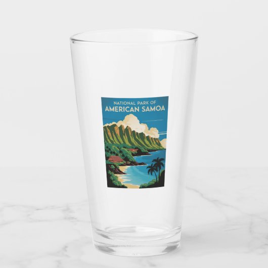 Nationaal Park van de Amerikaanse Samoa Glas (Voorkant)