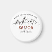 Nationaal Park van de Amerikaanse Samoa Magneet (Voorkant)