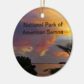 Nationaal Park van de Amerikaanse Samoa Ornament (Links)