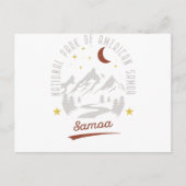  Nationaal Park van de Amerikaanse Samoa Samoa Briefkaart (Voorkant)