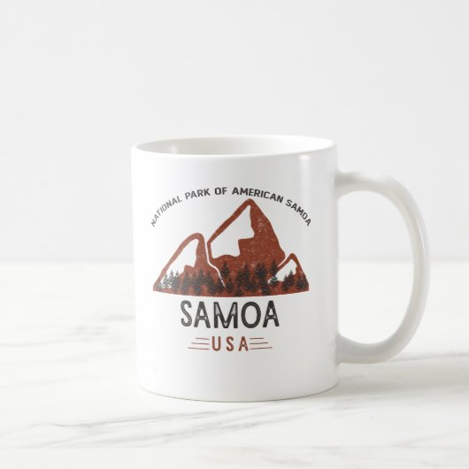 Nationaal Park van de Amerikaanse Samoa Samoa Cof Koffiemok (Rechts)