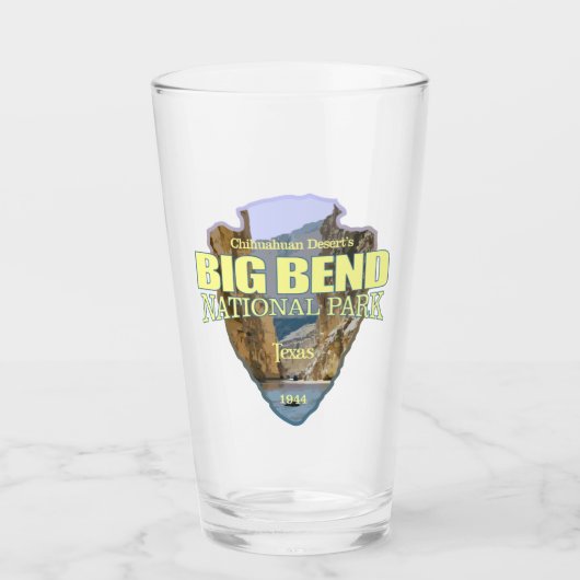 Nationaal park van de Big Bend (pijlpunt) Glas (Voorkant)