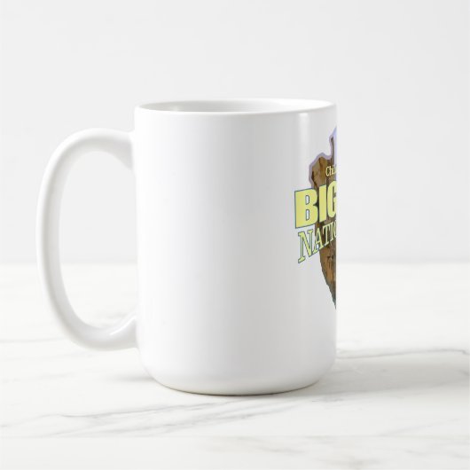 Nationaal park van de Big Bend (pijlpunt) Koffiemok (Links)